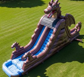 T8-5547 Dragon Theme Inflatable Water Sl...