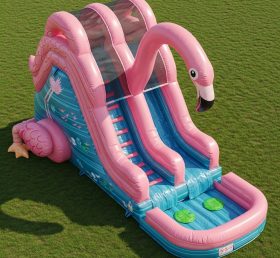 T8-5595 Flamingo Theme Inflatable Water ...