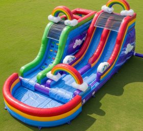 T8-5775 Rainbow Theme Inflatable Water S...