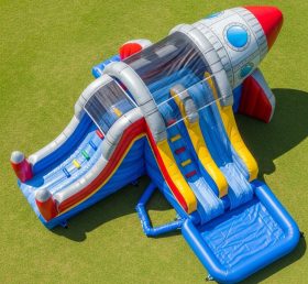 T8-5788 Rocket Theme Inflatable Water Sl...