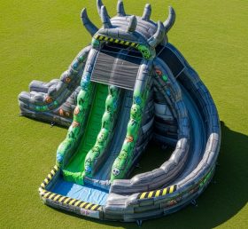 T8-5842 Toxic Theme Inflatable Water Sli...