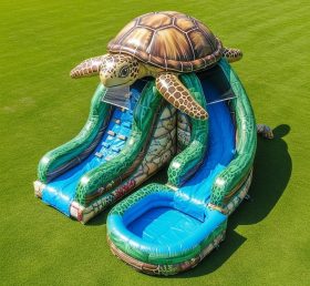 T8-5855 Turtle Theme Inflatable Water Sl...