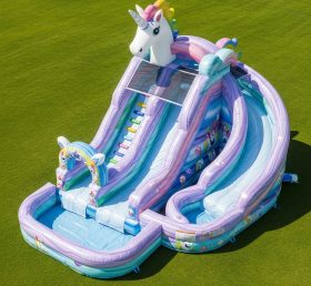 T8-5862 Unicorn Theme Inflatable Water S...
