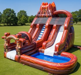 T8-5868 Volcano Theme Inflatable Water S...