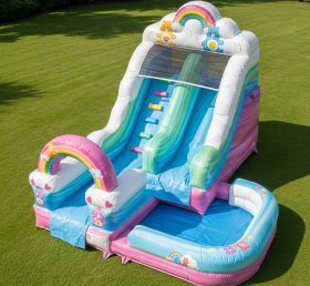 T8-7186 Care Bears Theme Inflatable Wate...