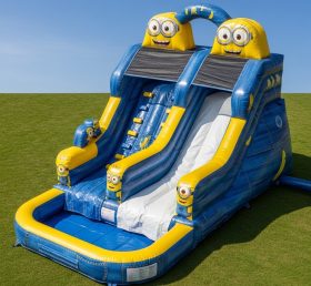 T8-7334 Minions Theme Inflatable Water S...