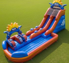 T8-7362 Naruto Theme Inflatable Water Sl...