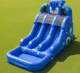 T8-7474 Sonic Theme Inflatable Water Sli...