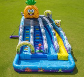 T8-7486 SpongeBob Theme Inflatable Water...