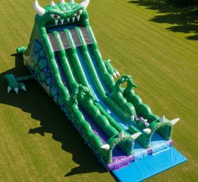 T8-7793 Monster Theme Inflatable Slide