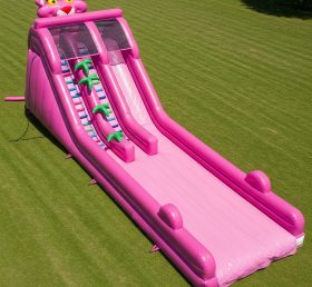 T8-8805 Pink Panther Inflatable Dry Slid...