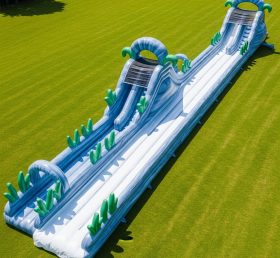 T8-8994 Ocean Theme Inflatable Water Sli...