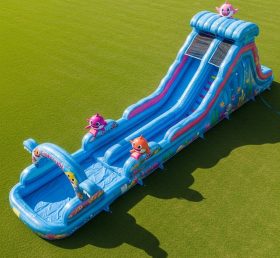 T8-9001 Baby Shark Inflatable Water Slid...