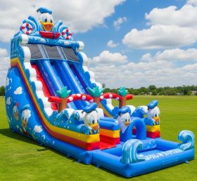 T8-9243 Donald Duck Inflatable Water Sli...