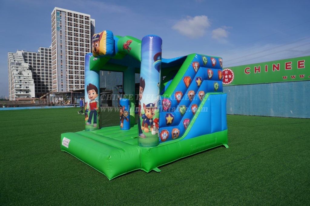 T2-8201A Paw Patrol Themed Inflatable Combo