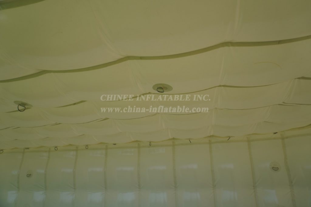 Tent1-5200 Pure White Inflatable Cube Tent