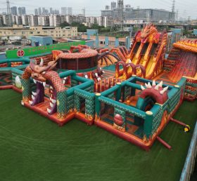 GF3-140 Dragon Theme Inflatable Park