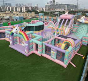 GF3-266 Unicorn Theme Inflatable Park