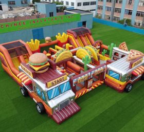 GF3-325 Food Trucks Theme Inflatable Par...
