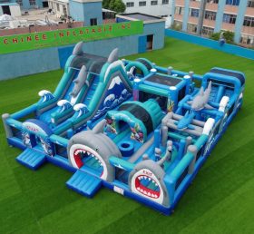 GF3-397 Shark Theme Inflatable Park