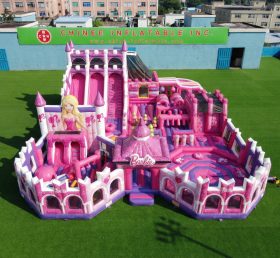 GF3-451 Barbie Theme Inflatable Park