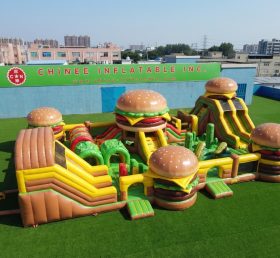 GF3-535 Hamburger Theme Inflatable Park