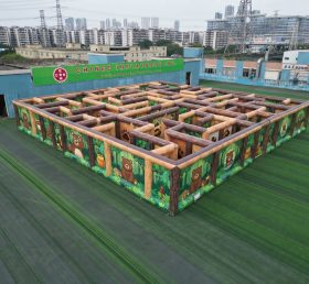 MAZE1-12 Bear Theme Inflatable Maze