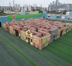 MAZE1-177 Wild West Theme Inflatable Maz...