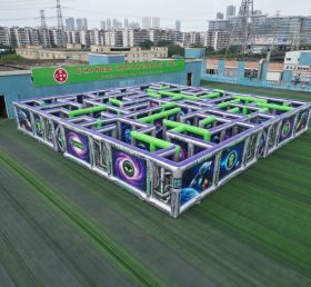 MAZE1-3 Alien Theme Inflatable Maze