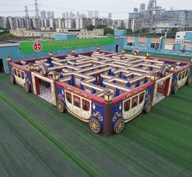 MAZE1-72 Horse Carriage Theme Inflatable...