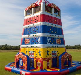 T11-4537 Circus Theme Inflatable Climbin...