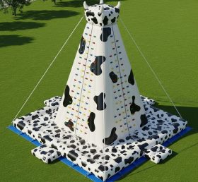 T11-4552 Cow Theme Inflatable Climbing W...