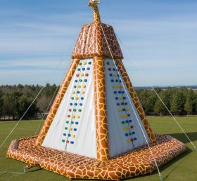 T11-4604 Giraffe Theme Inflatable Climbi...