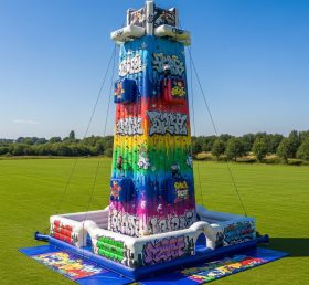 T11-4606 Graffiti Theme Inflatable Climb...