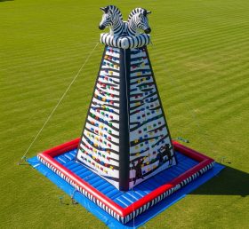 T11-4736 Zebra Theme Inflatable Climbing...