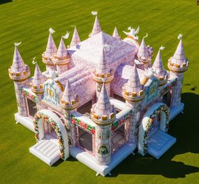 T2-8694 Weddings Theme Inflatable Castle...