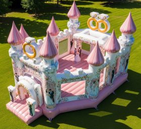 T2-8696 Weddings Theme Inflatable Castle...