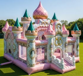 T2-8704 Weddings Theme Inflatable Castle...