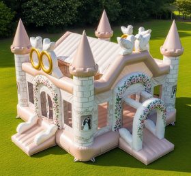 T2-8716 Weddings Theme Inflatable Castle...