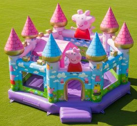 T5-2112 Peppa Pig Theme Inflatable Castl...