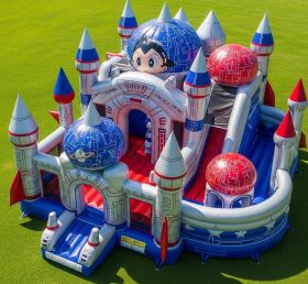T5-2228 Astro Boy Theme Inflatable Castl...