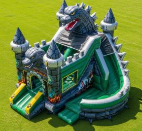T5-2314 Godzilla Theme Inflatable Castle...