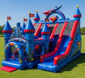 T5-2483 Superman Theme Inflatable Castle...