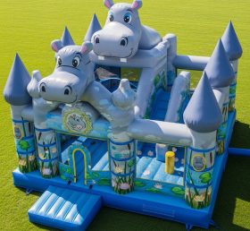 T5-2653 Hippo Theme Inflatable Castles
