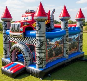 T5-2689 Monster Trucks Theme Inflatable ...