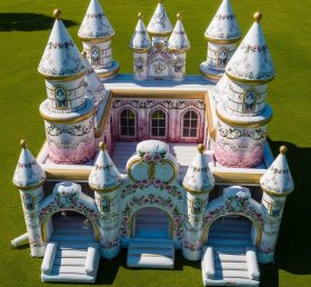 T5-2778 Weddings Theme Inflatable Castle...