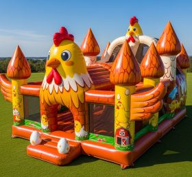 T5-2849 Chicken Theme Inflatable Castles