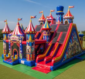 T5-2859 Circus Theme Inflatable Castles