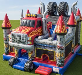 T5-3016 Monster Trucks Theme Inflatable ...