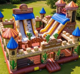 T5-3124 Wild West Theme Inflatable Castl...